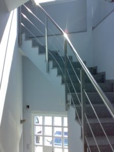 barandilla inox curvada